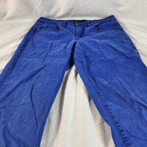 Calvin Klein Skinny Crop Jeans Blue Sz 8 Stretch Comfort Womens 5-Pocket Design
